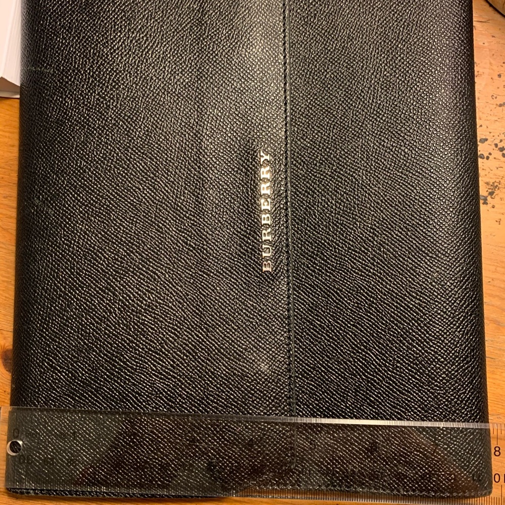 Burberry tri fold  folder/ipad case.